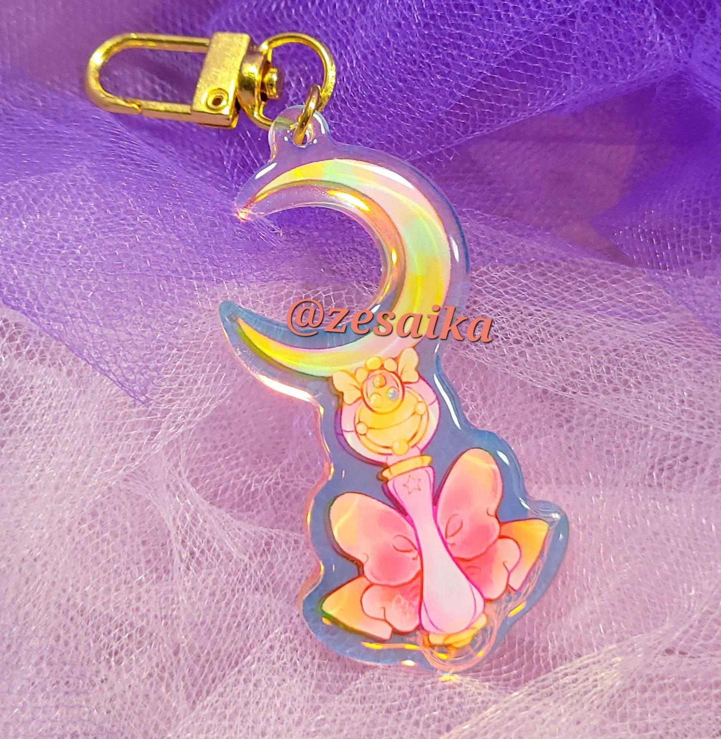 Holographic Acrylic Keychains