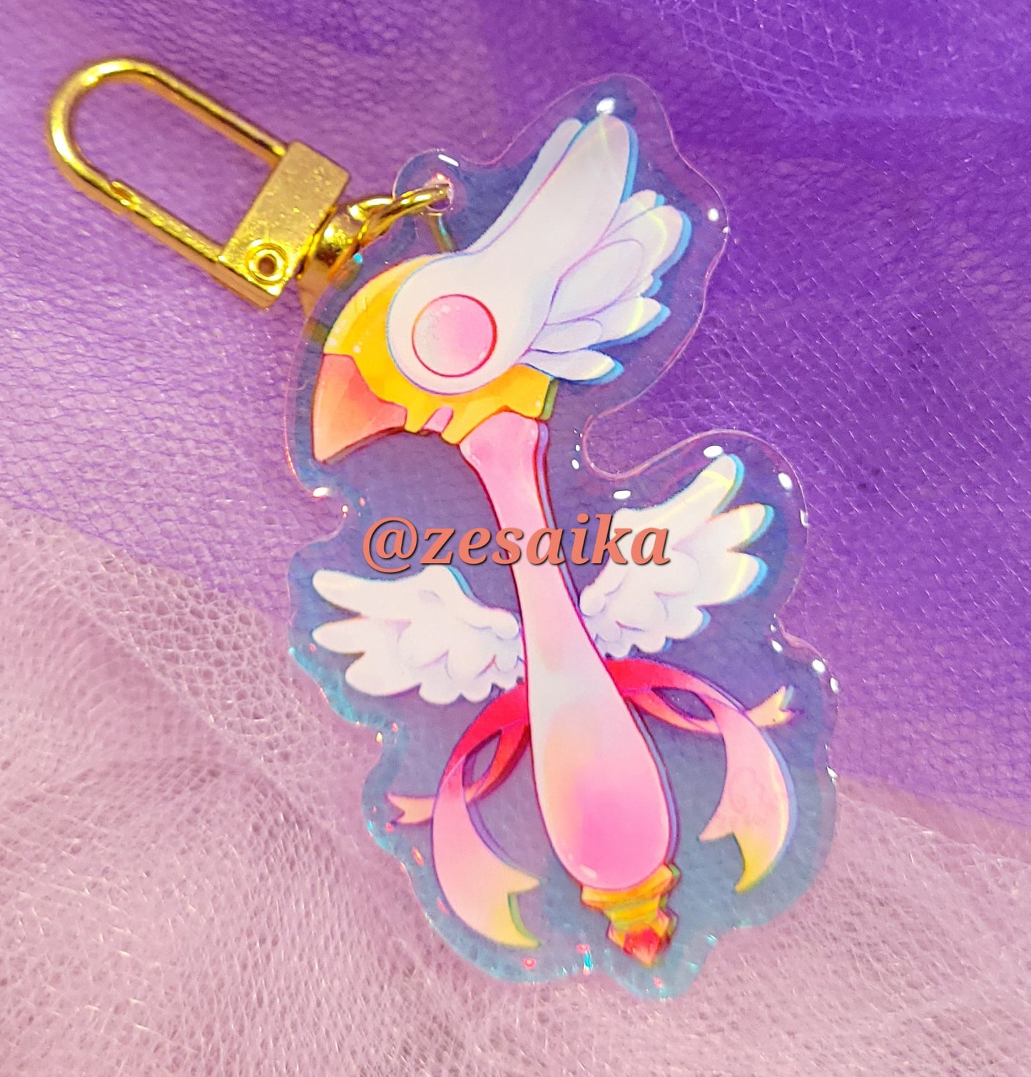 Holographic Acrylic Keychains